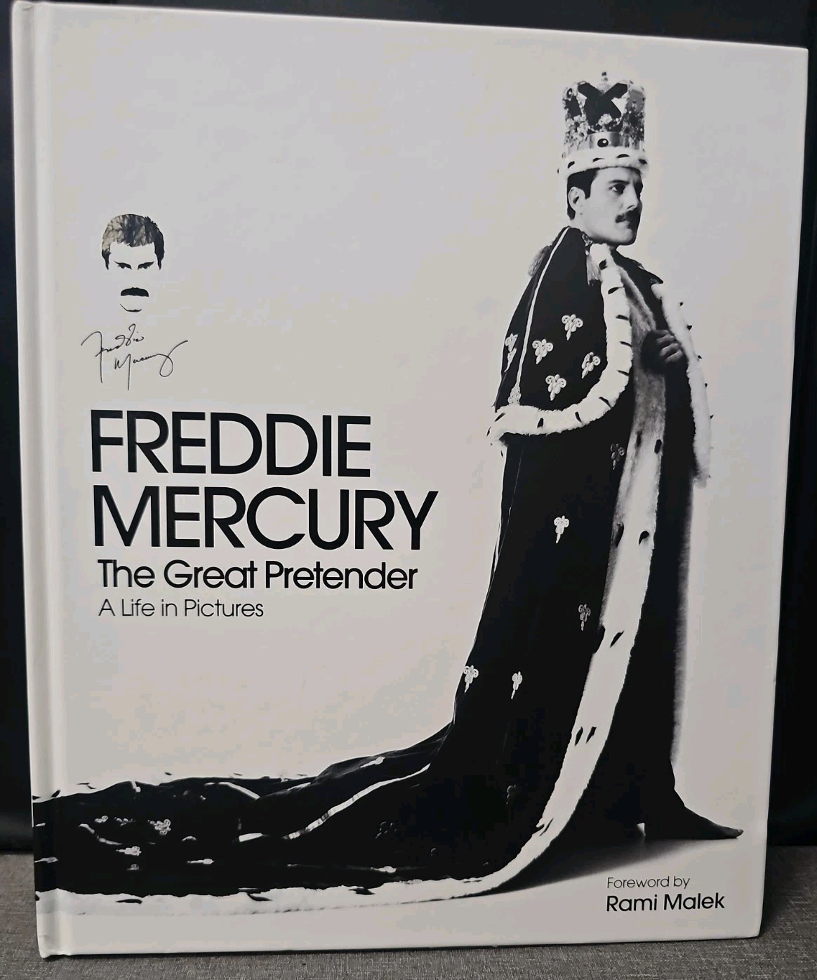 Freddie Mercury — The Great Pretender, a Life in Pictures Hardback Book