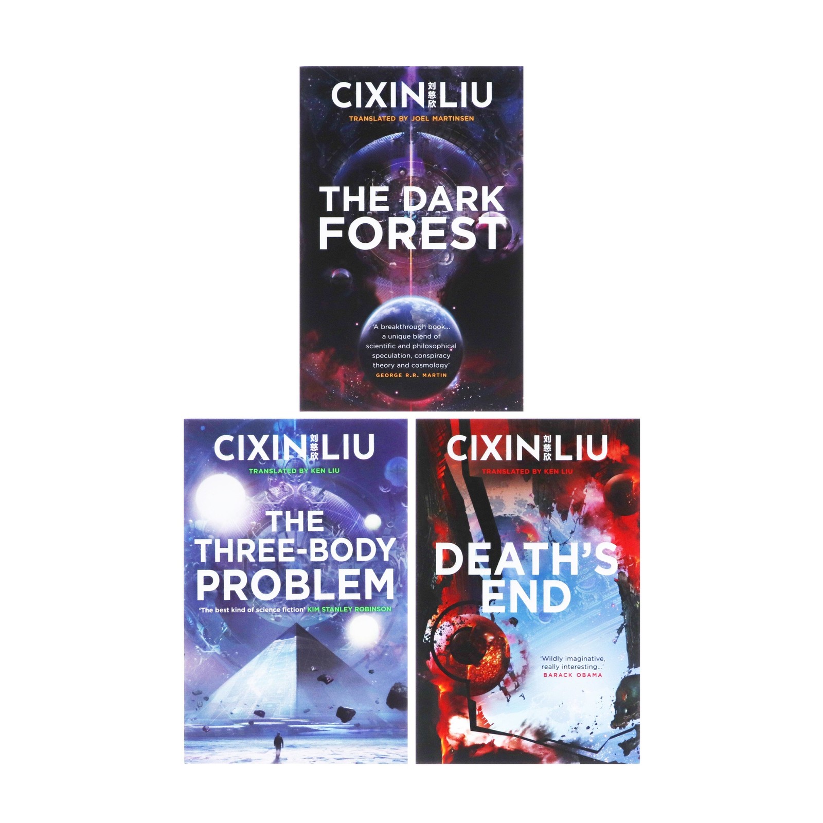 3 Body Problem Remembrance of Earth’s Past Trilogy 3 Books Set — By Cixin Liu
