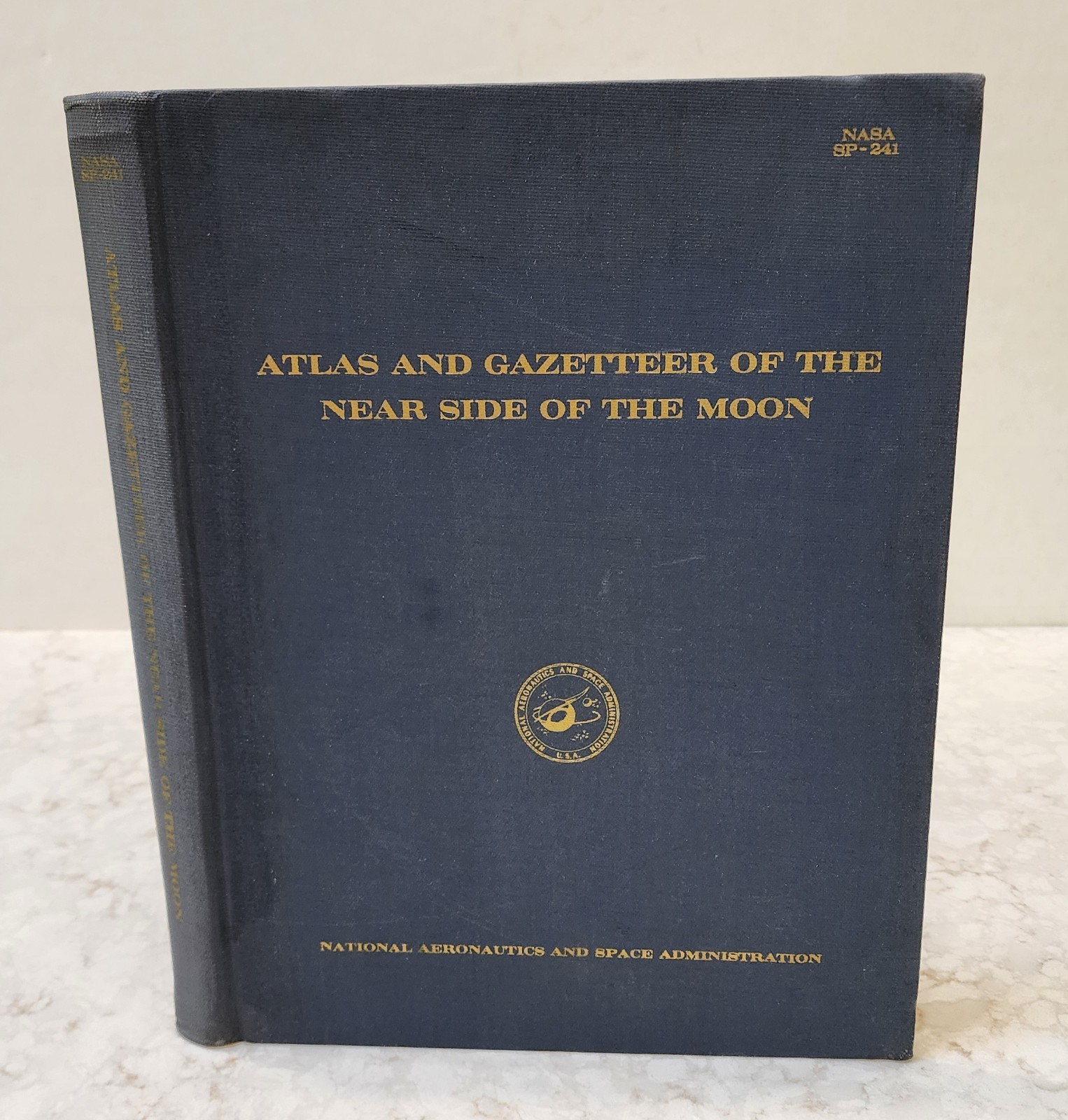 Atlas and Gazetteer of the Near Side of the Moon (NASA SP-241) Hardcover 1971