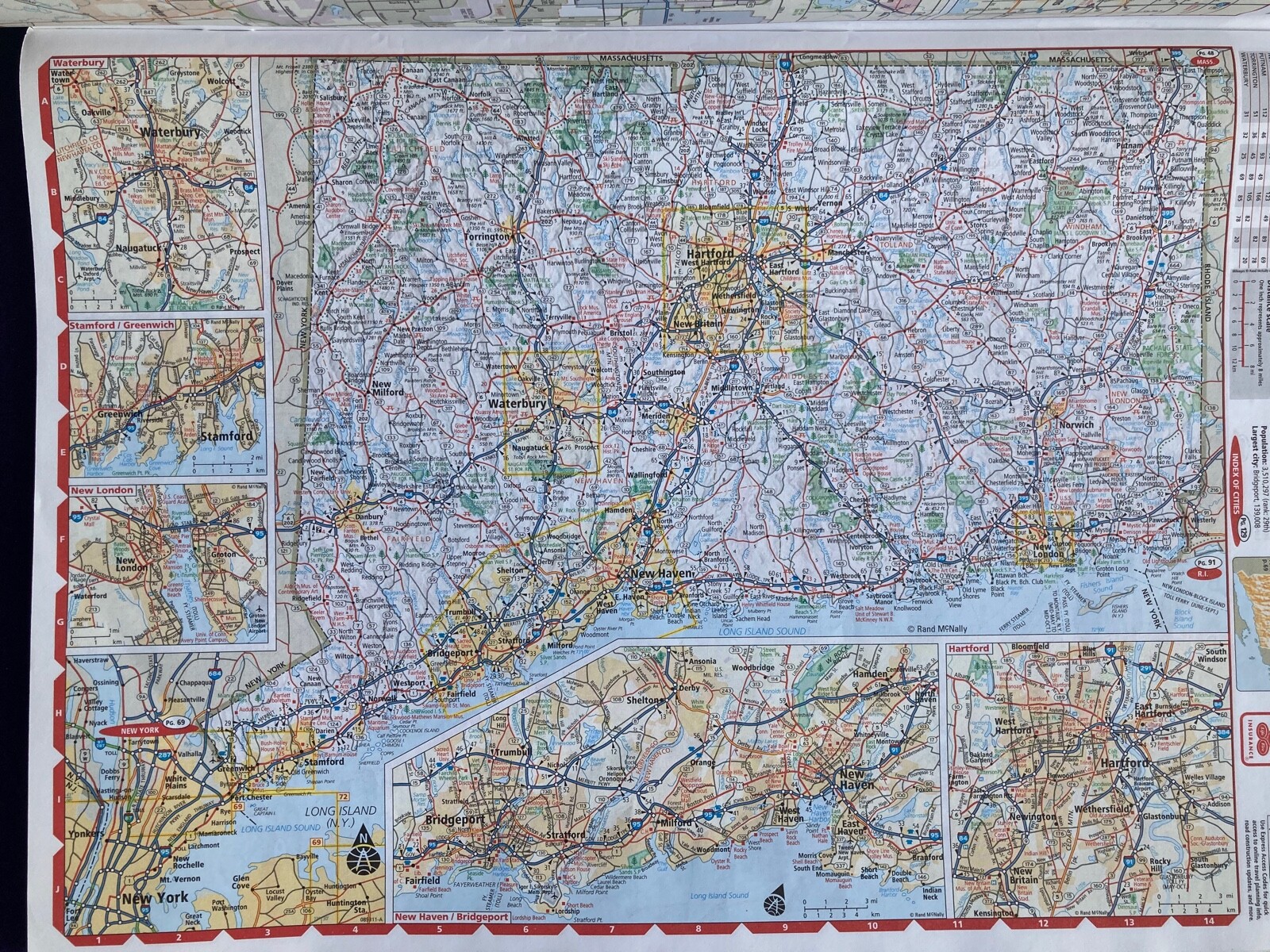 US Road Atlas State Farm 2005 140 pages RAND McNALLY