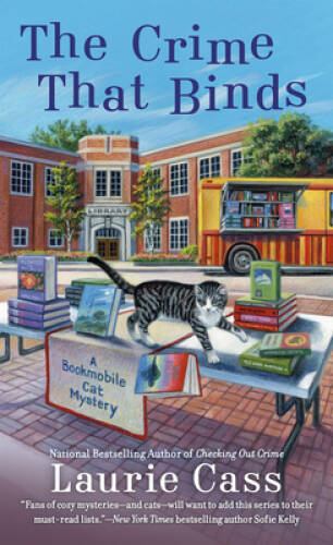 The Crime That Binds (A Bookmobile Cat Mystery) — Mass Market Paperback — GOOD
