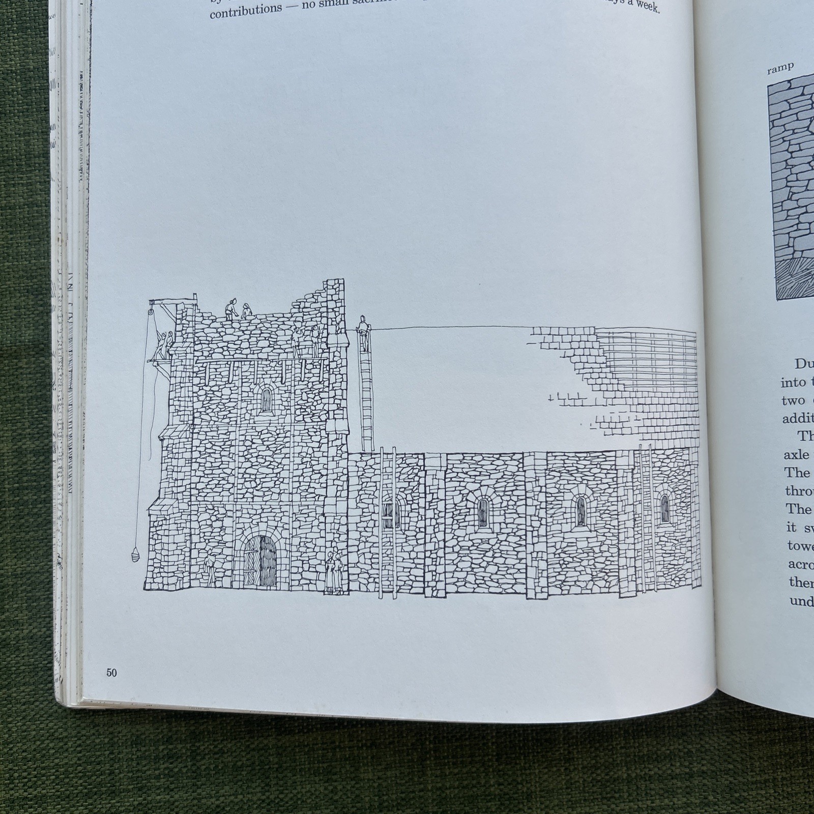Castle by David Macaulay 1977 1st Edition Paperback Good Condition