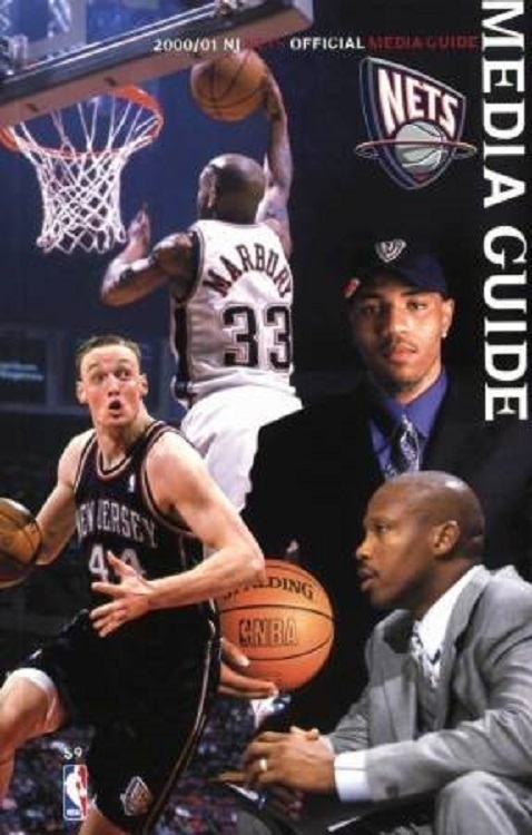 2000-01 New Jersey Nets Media Guide NM — Softcover 304 Pages