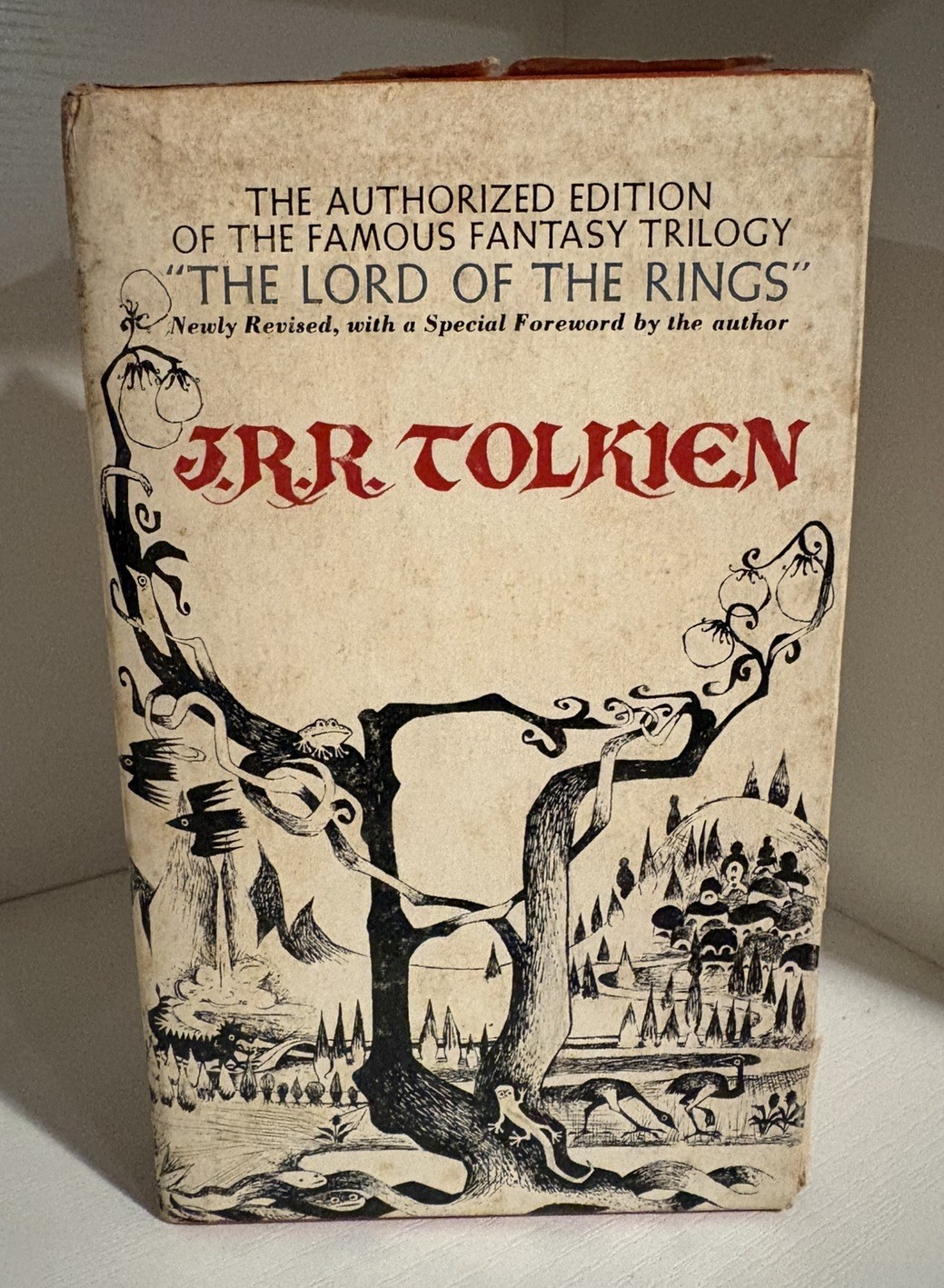 The Lord of the Rings by JRR Tolkien 1966 Ballantine Books Rare Box Set