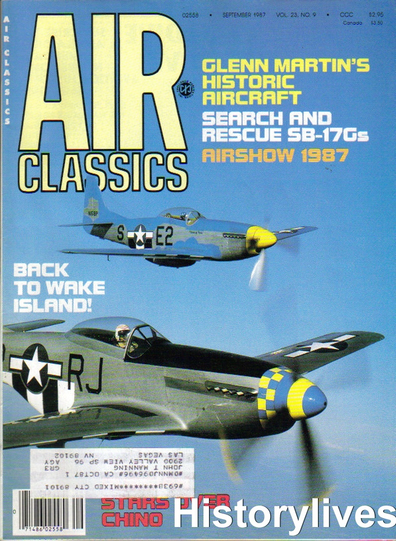Air Classics Magazine Sept.87 Wake Island Glenn Martin MB-1 Chino Saudi Arabia