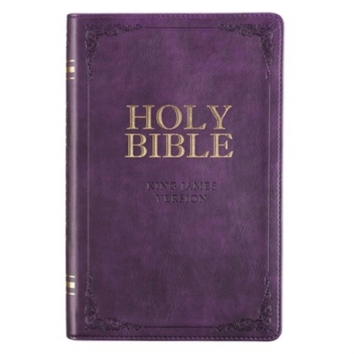KJV Gift Edition Bible Purple (Leather / Fine Binding)