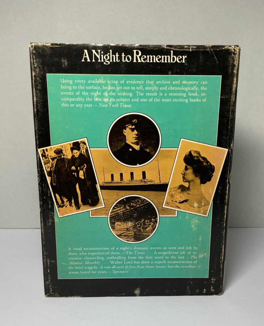 A Night to Remember 1976 HC By Walter Lord