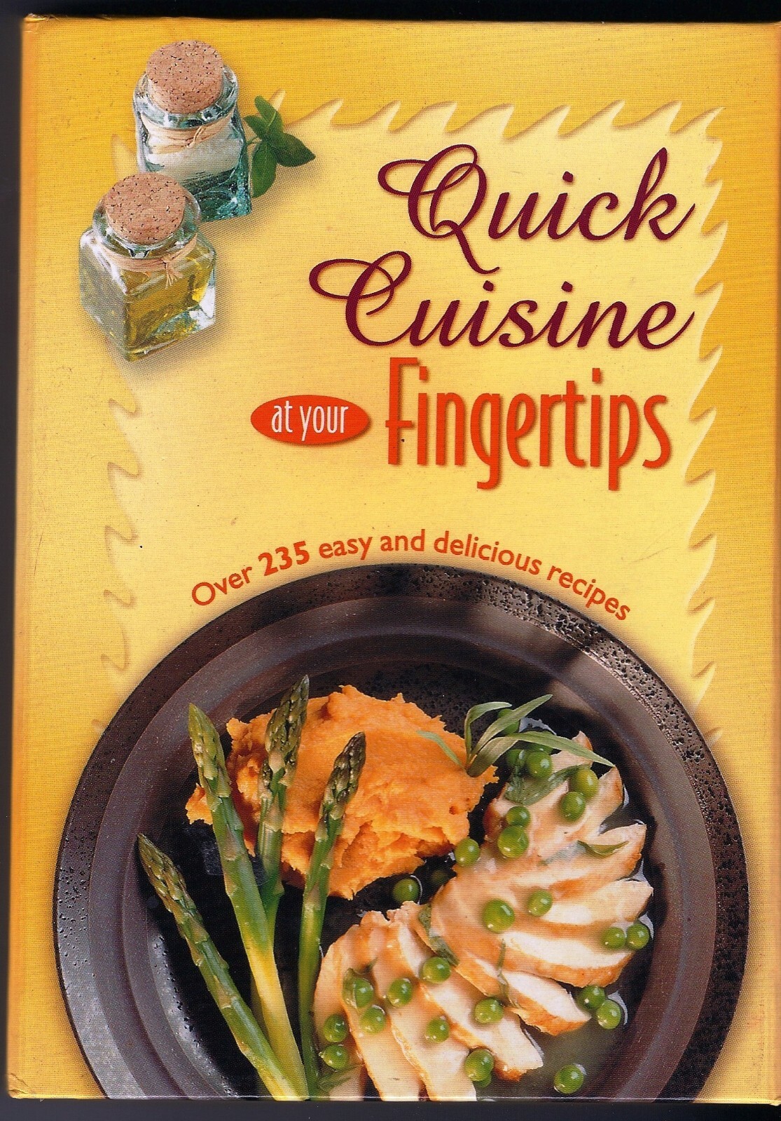 Quick Cuisine At Your Fingertips — Hardcover — Ring/Wire Bound — NEW