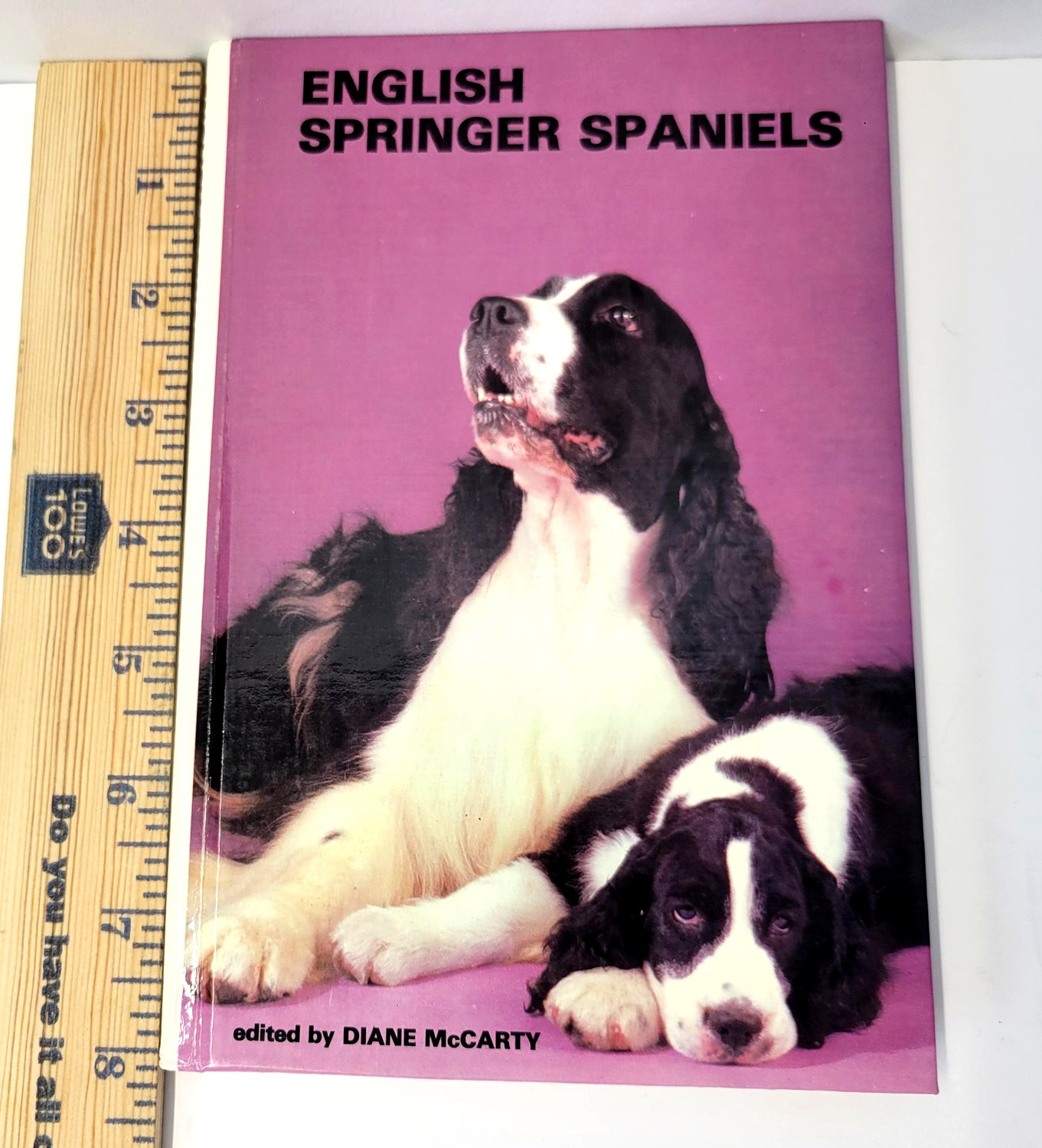 Vintage English Springer Spaniels Diane McCarty T.F.H. Purple HC Dog Care 1983