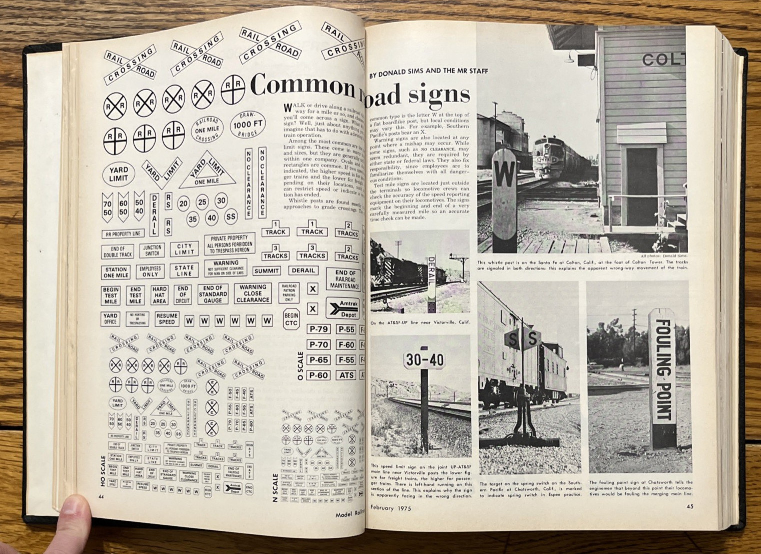 Model Railroader Bound Vol. 42 Complete Year 1975 *NICE!!