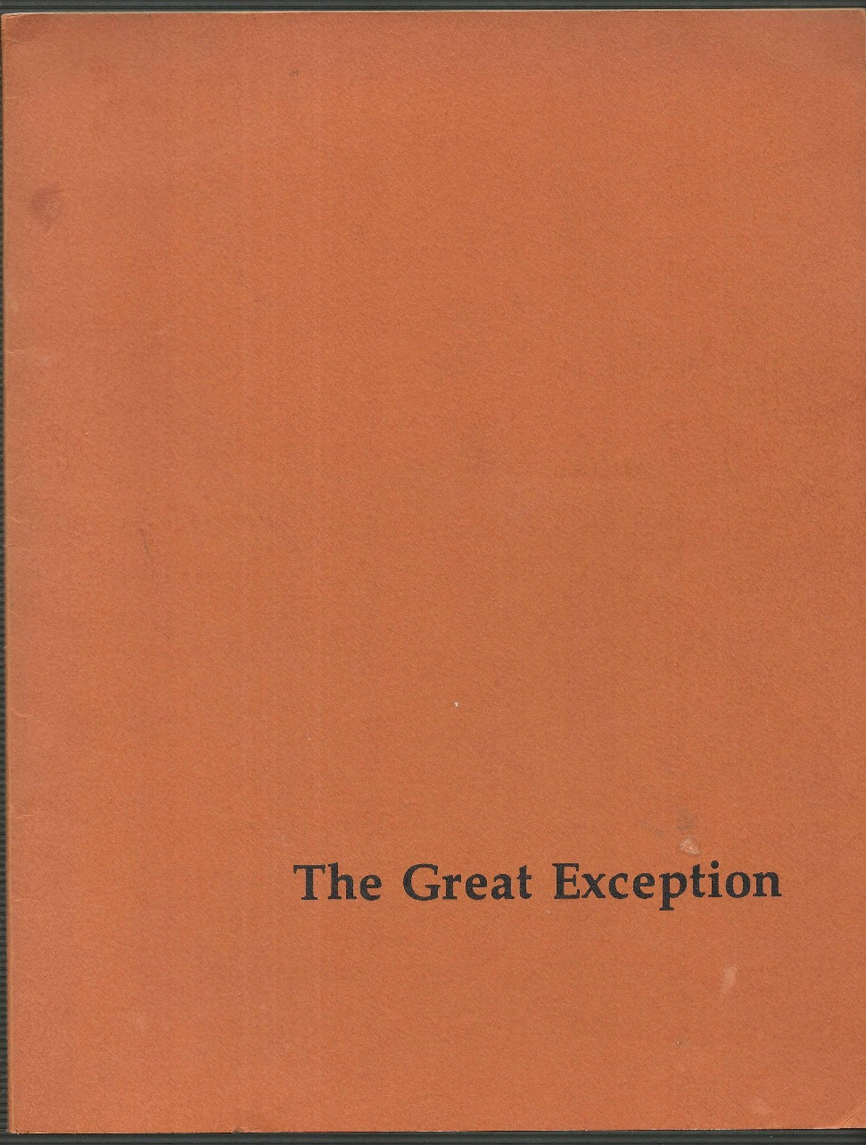 Carey McWilliams The Great Exception Special Tribute 1979 38 Pages KPFK Promo