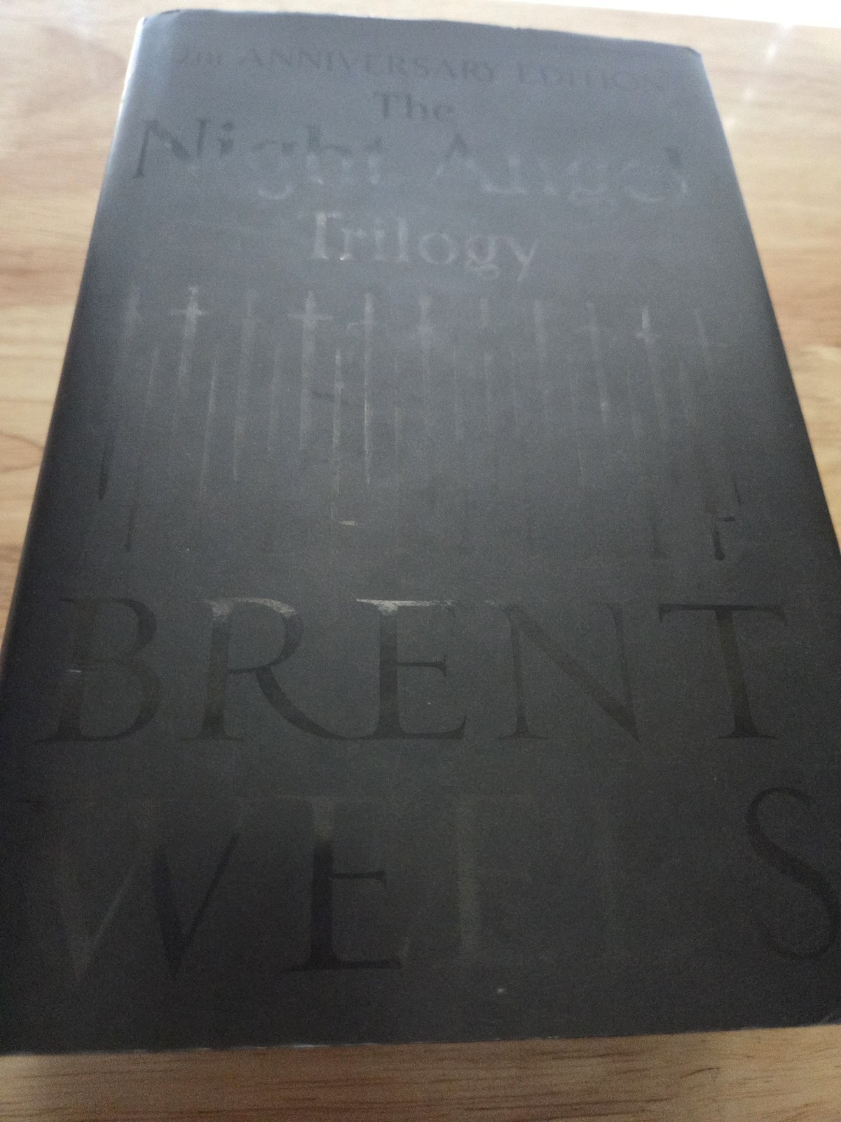 Night Angel Trilogy 10th Anniversary Edition by Brent Weeks 2018 1st Ed, Hc/Dj