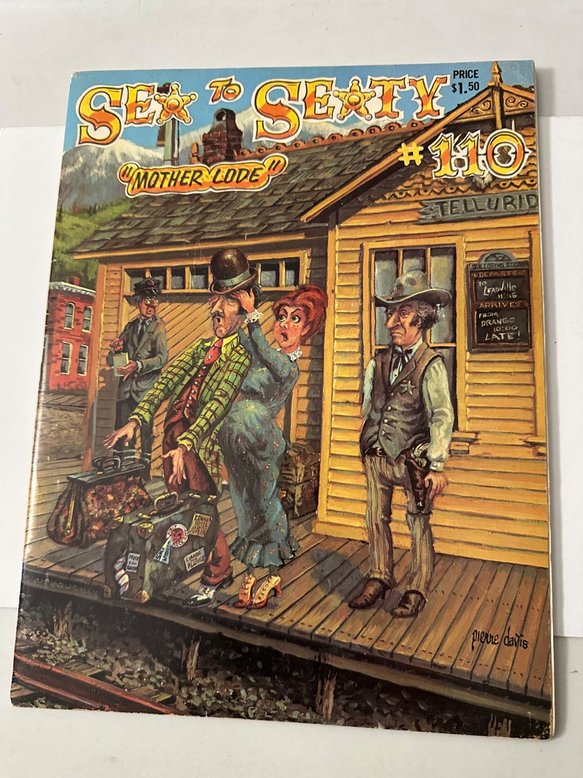 SEX TO SEXTY Adult Humor Book #110 “Mother Lode” Pierre Davis Rare — 1978!