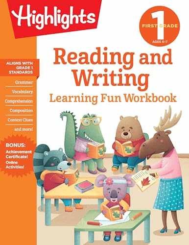 First Grade Reading and Writing (Highlights Learning — Paperback — Very Good o