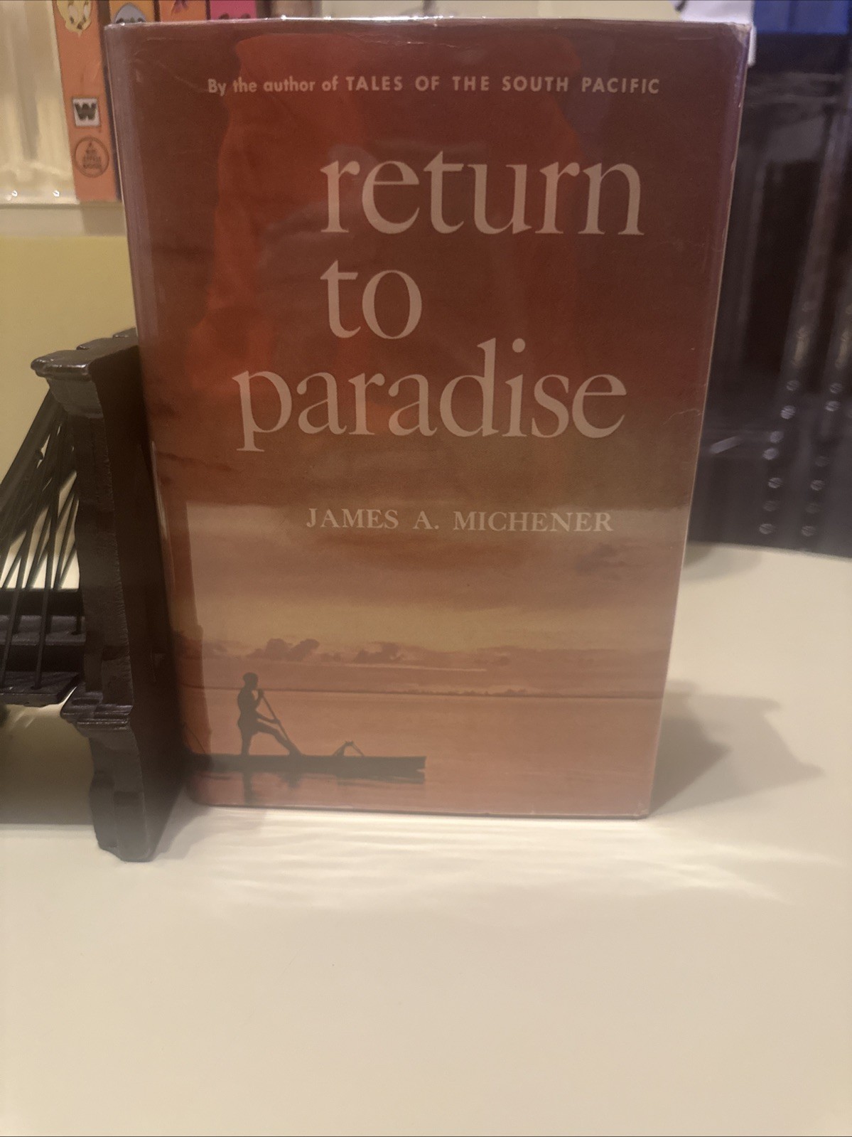 1951 FIRST EDITION RARE VINTAGE ANTIQUE RETURN TO PARADISE JAMES A.MICHENER BOOK