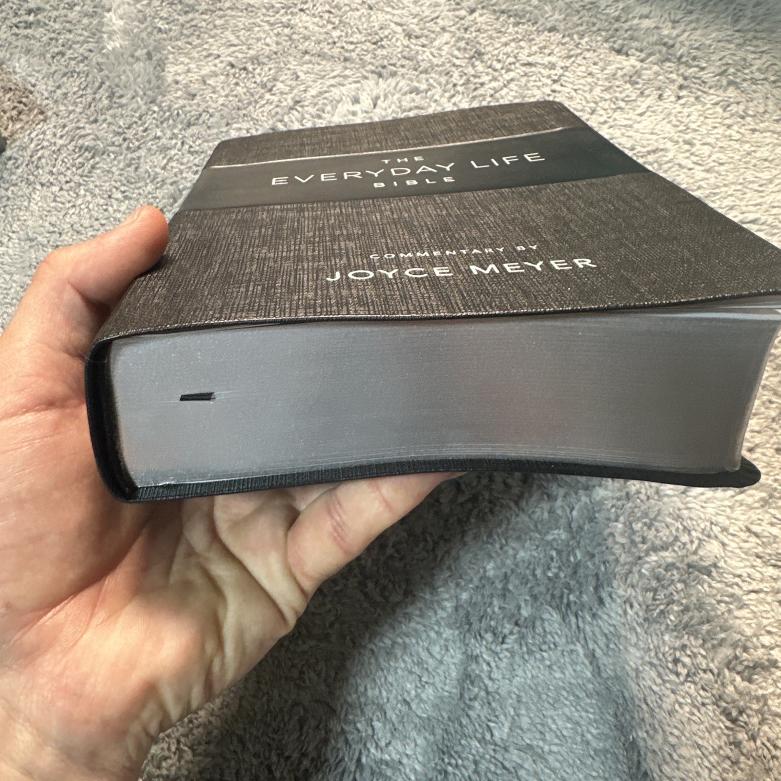 Everyday Life Amplified Bible Black Leatherluxe Power God’s Word Joyce Meyer