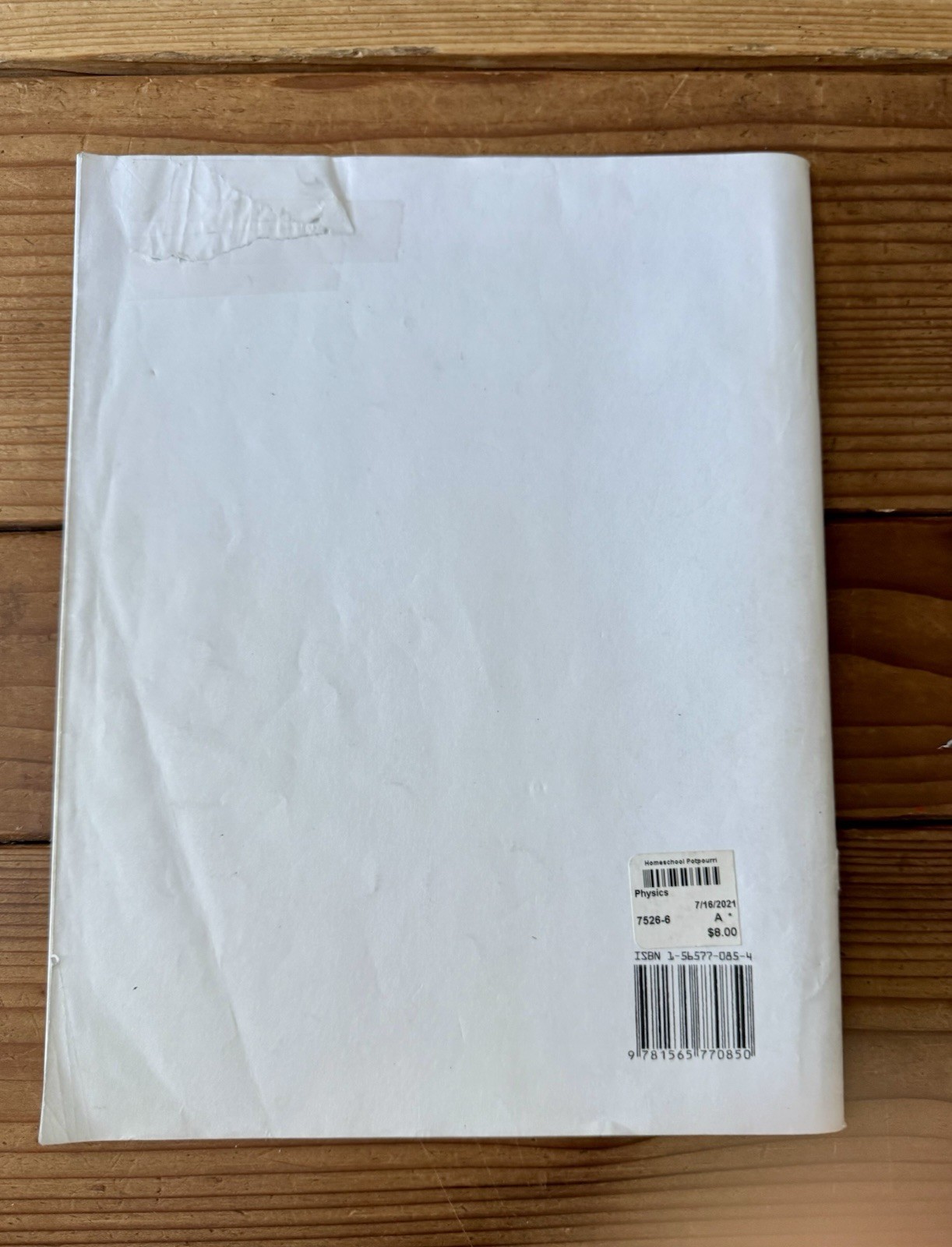 Saxon Math PHYSICS Text, Solutions Manual, Homeschool Packet, Tests