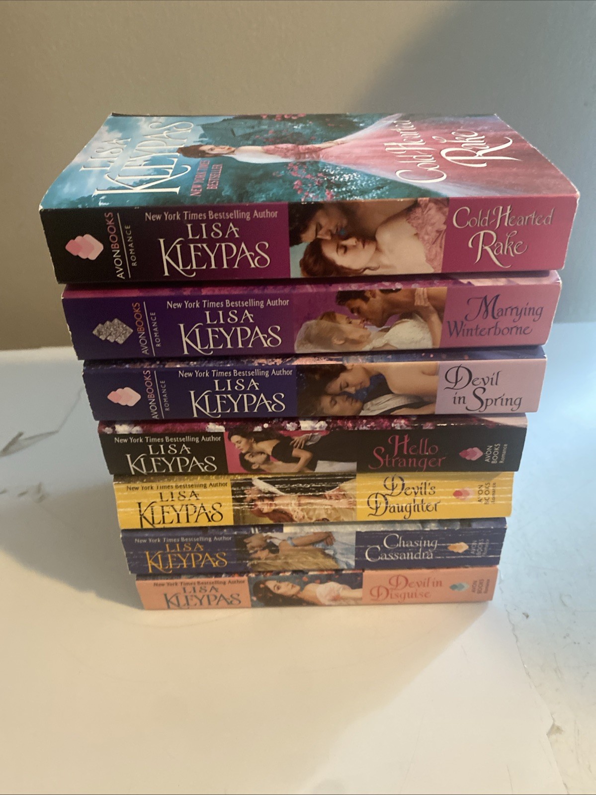 Lisa Kleypas The Ravenels Complete Series Lot of 7 PB ~ 6 Stepbacks