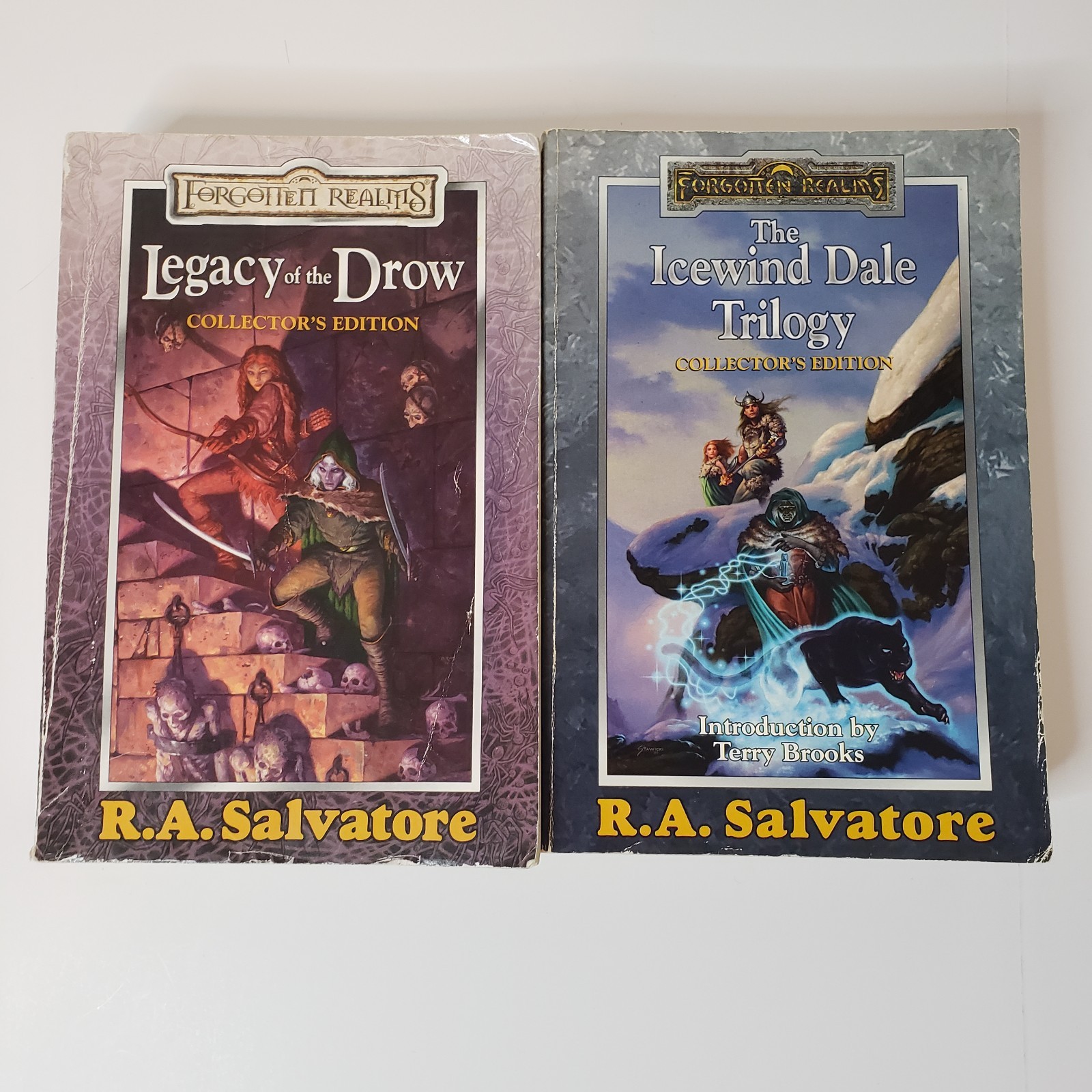 Forgotten Realms Collector’s Ed PB Book Lot R.A. Salvatore Icewind Dale Drow