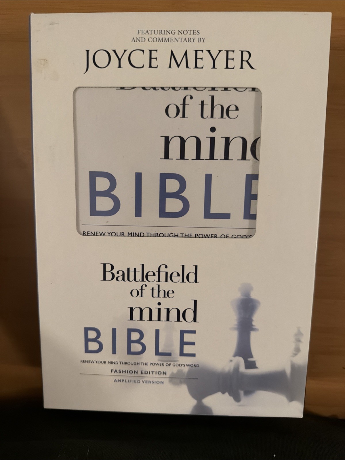 Joyce Meyer Amplified Bible Battlefield Of The Mind Bible Hardcover Dust Jacket
