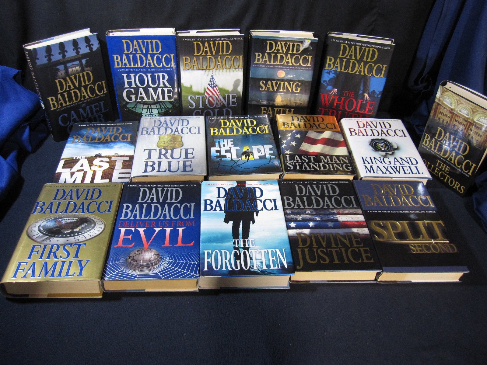David Baldacci — HUGE Set of 16 Hardcover Novels — Includes Shipping!!