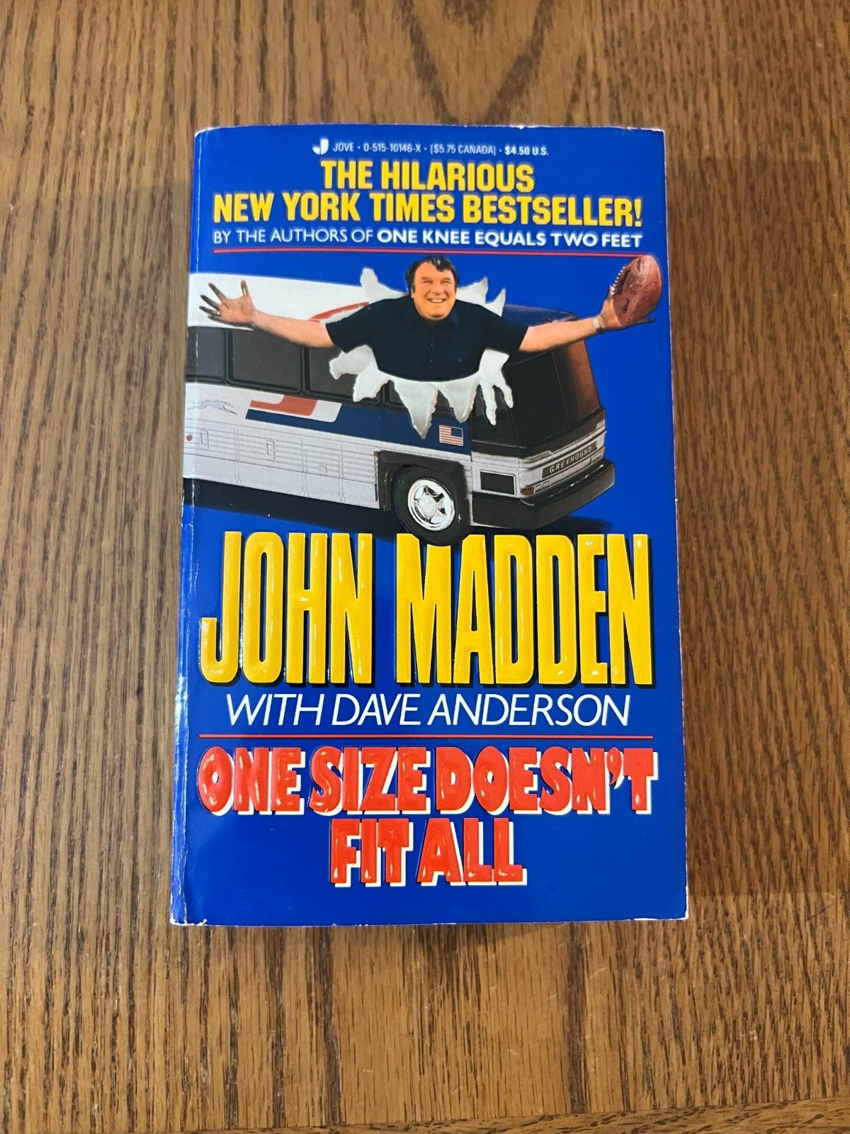 One Size Doesn’t Fit All John Madden 1989 Jove Edition