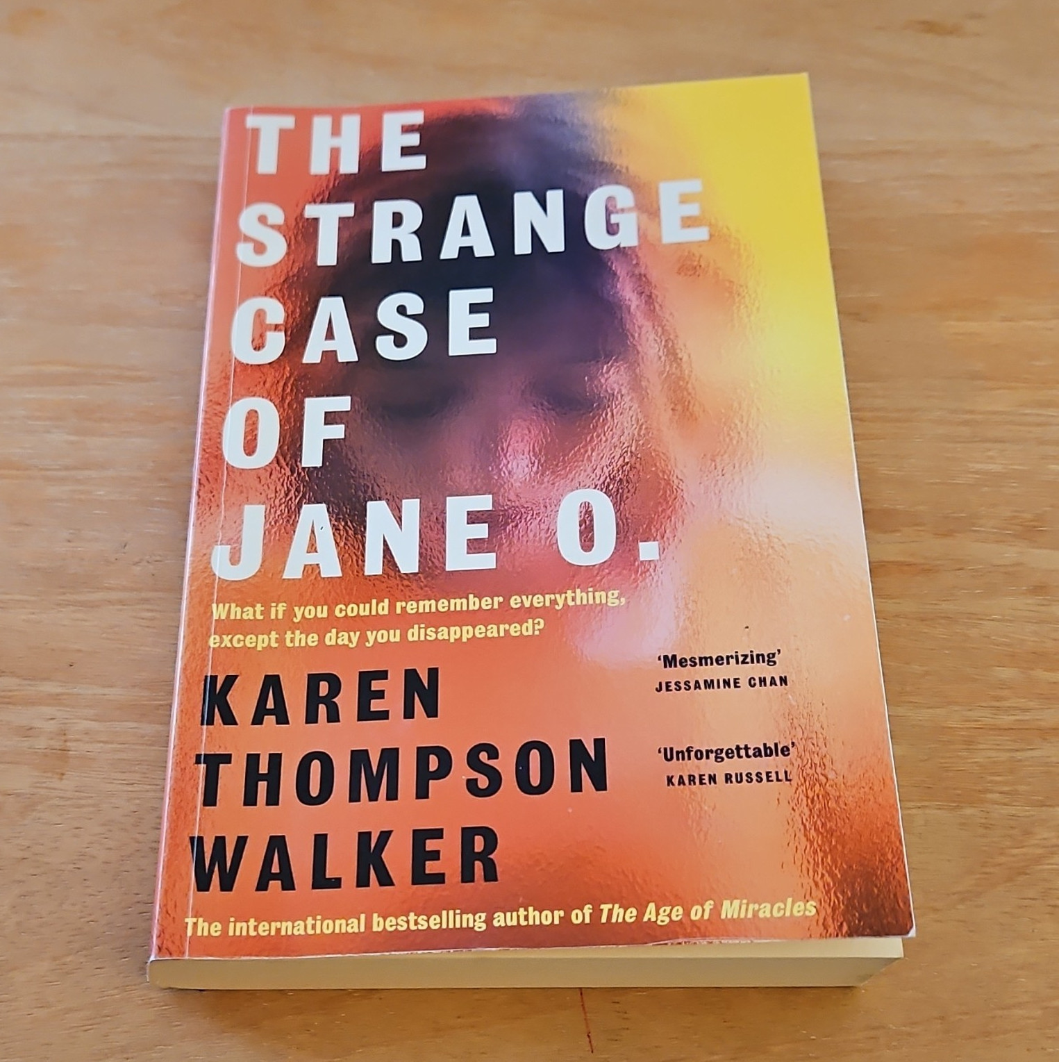 The Strange Case of Jane O. by Karen Thompson Walker PB Novel Bonnier Books UK