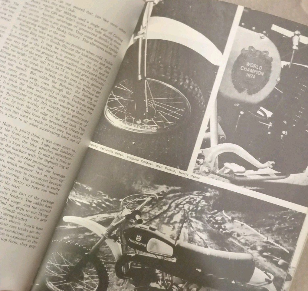 Cycle World On Husqvarna 1966 — 1976 Reprinted From Cycle World Magazine PB 1987