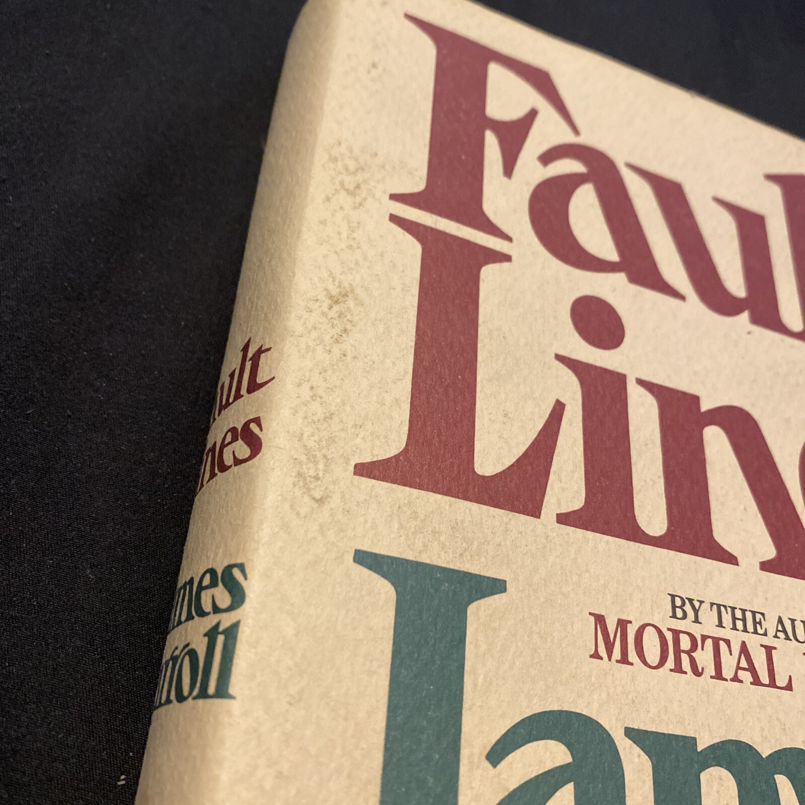 Fault Lines by James Carroll (1980, HCDJ, 1st, VG)