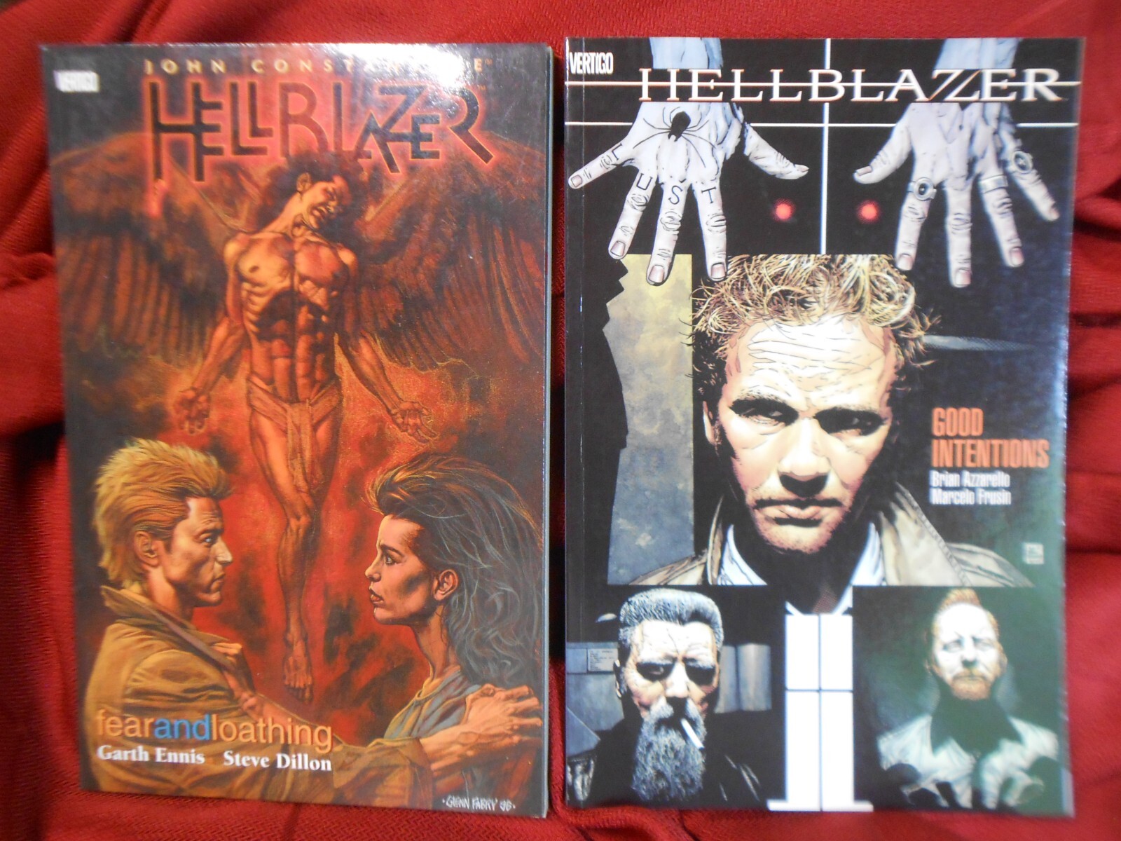 John Constantine Hellblazer Fear Loathing (1997) Good Intentions (2002) 9.2/NM-