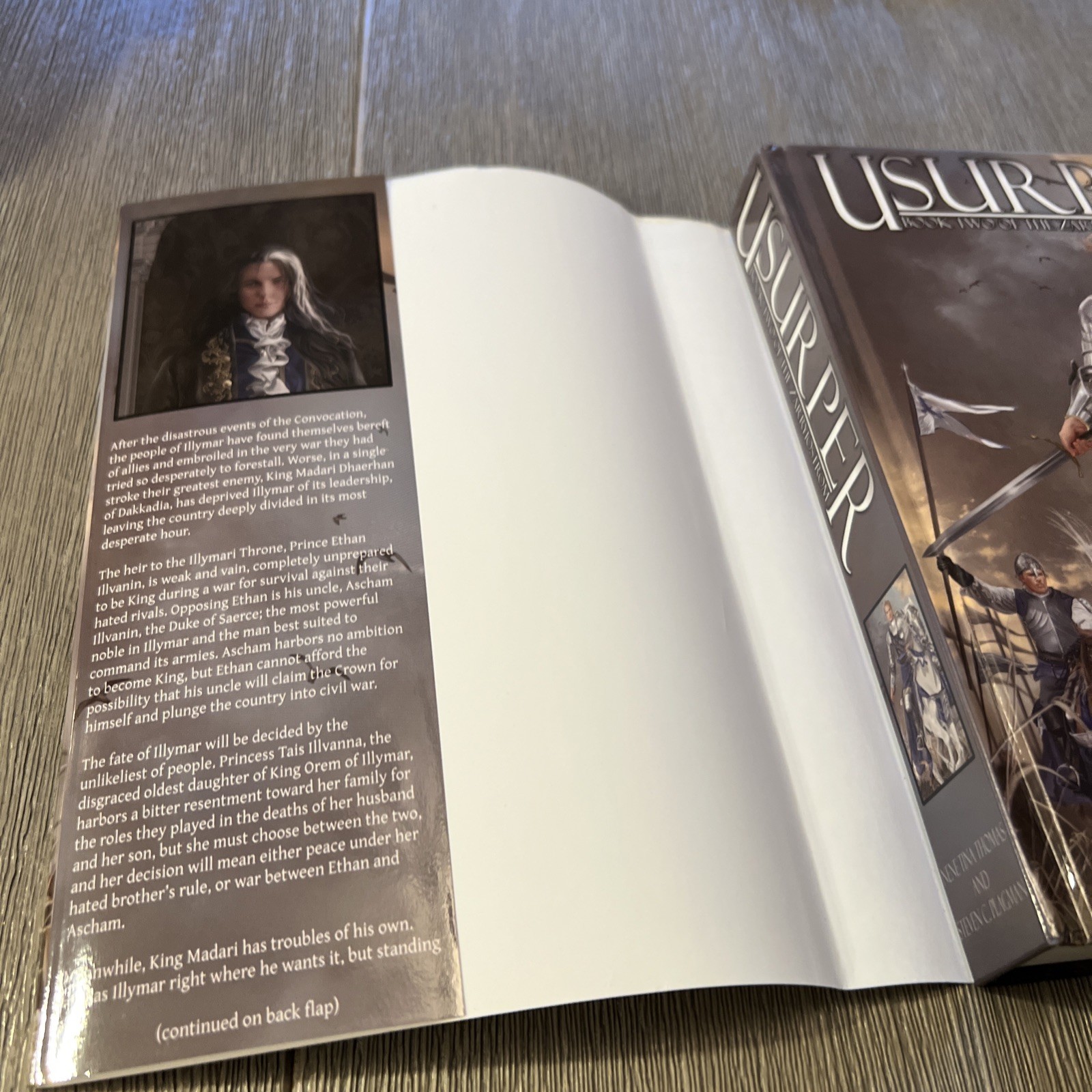 Usurper SIGNED x2 by Nene Tina Thomas / Steven Plagman — 1st #294/1000 NEW HC