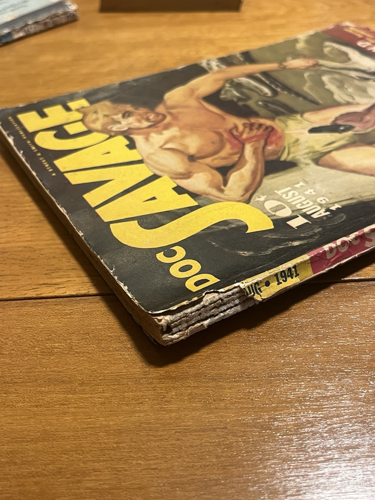 DOC SAVAGE Vintage 1940s Pulp Magazine Lot With Paperbacks