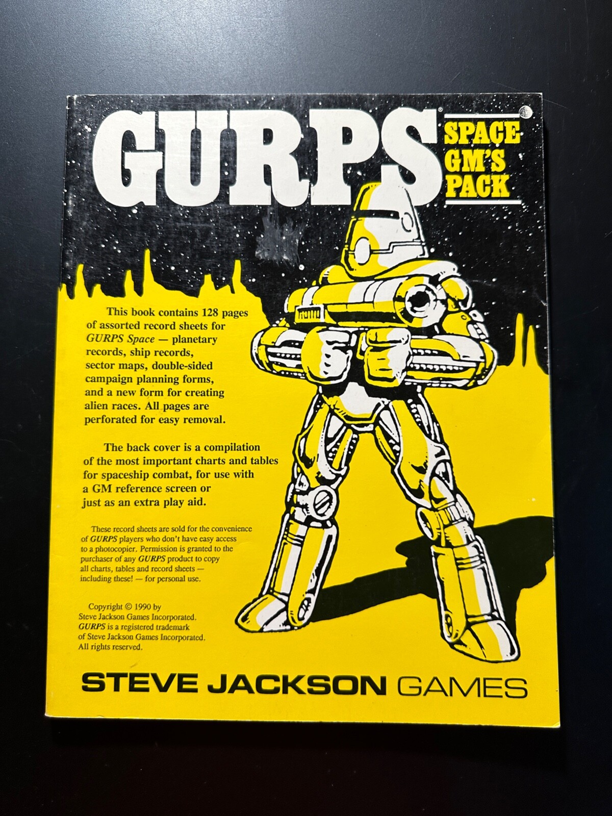 GURPS Space GM’s Pack (RPG Paperback) Steve Jackson Games SJG 6405 (1032)