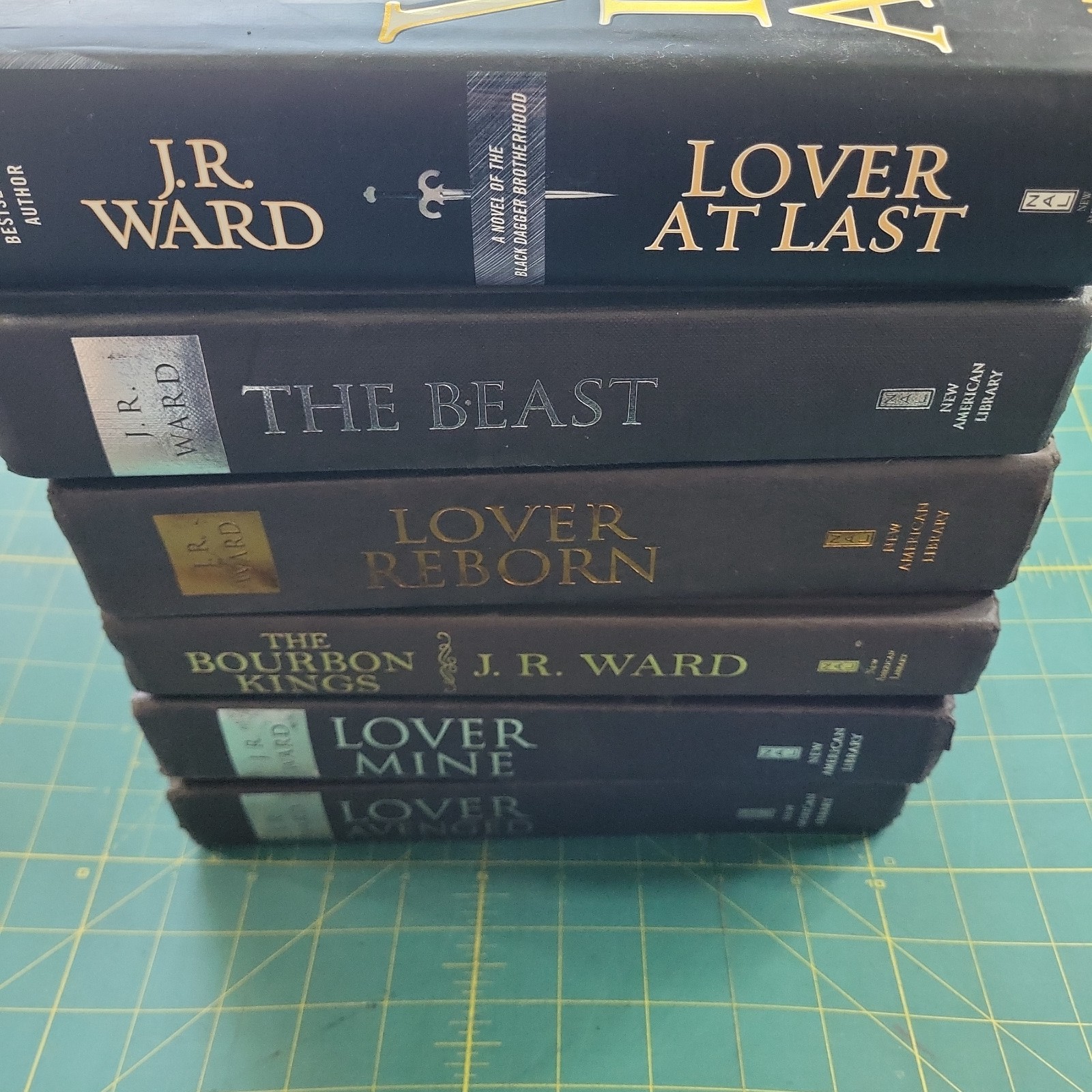 Lot Of 6 J.R. Ward Hc Books Lover At Last Mine Avenged Beast Kings Etc….