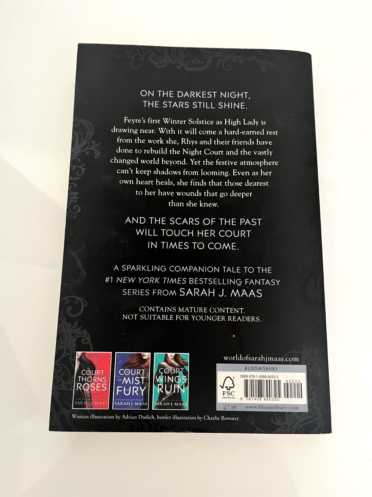 1-4 First edition Out of print cover of ACOTAR Series by Sarah J. Maas