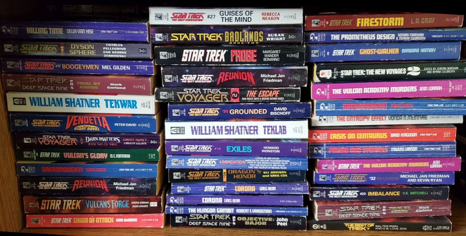 Star Trek Books Complete Your Collection — You Choose the Books! #5