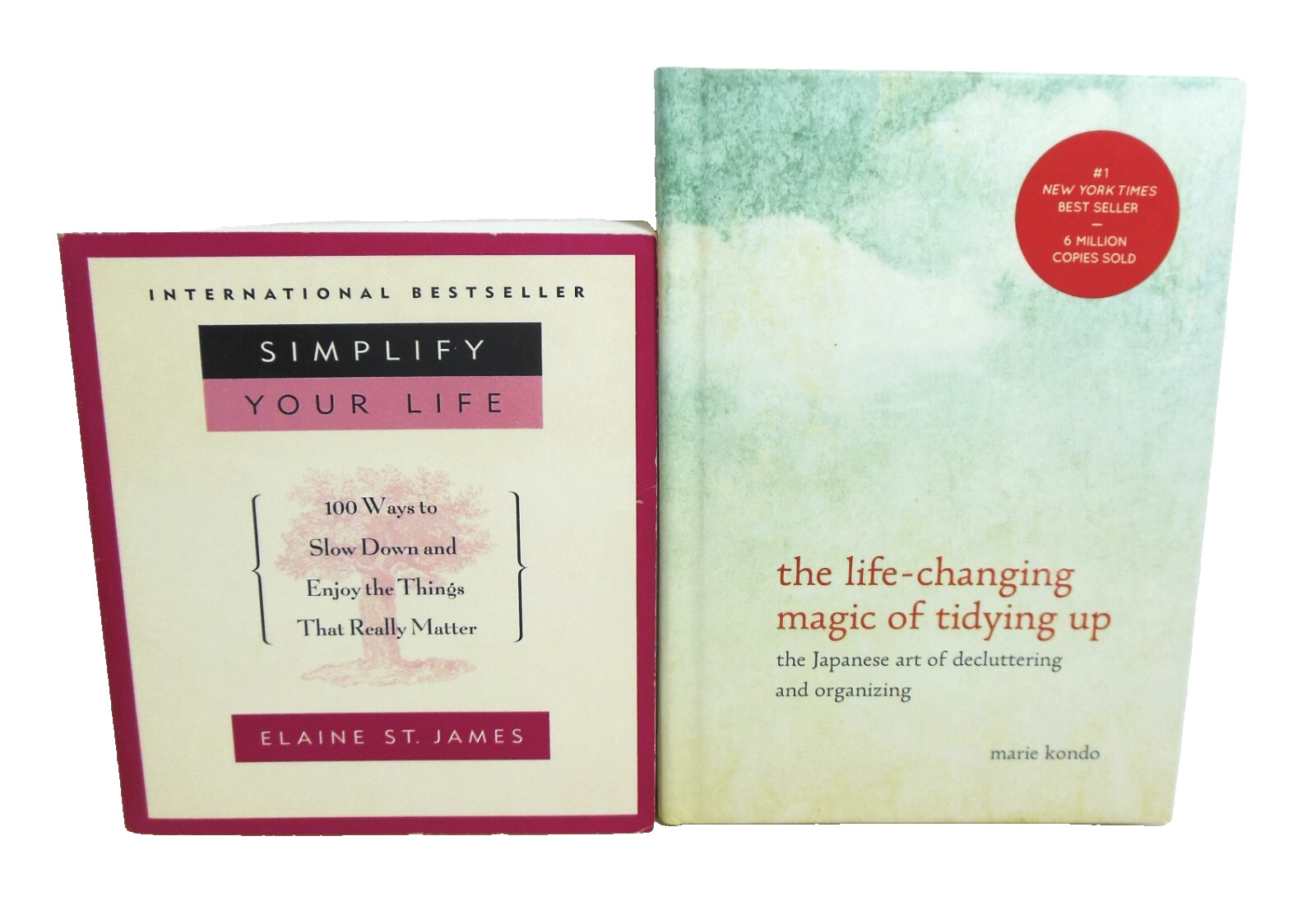 Magic of Tidying Up Declutter Organize Kondo AND Simplify Your Life St James LOT