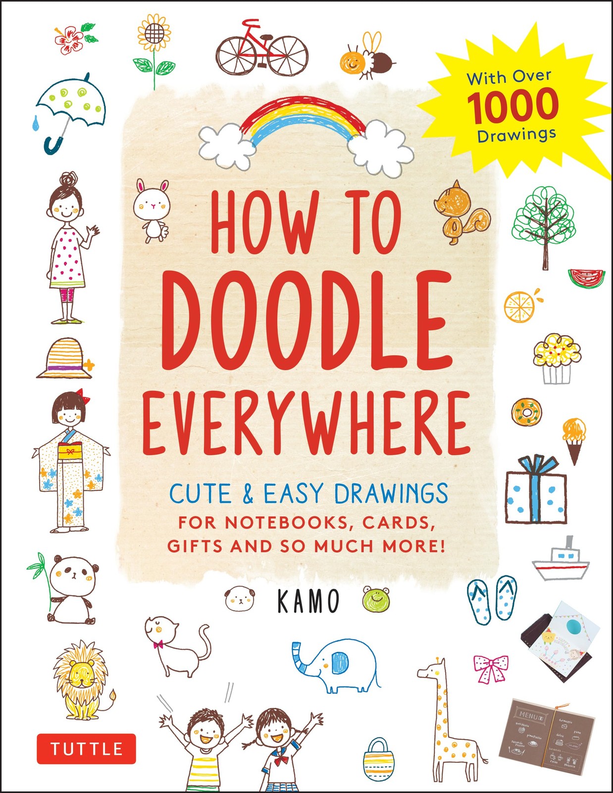 Tuttle Publishing How to Doodle Everywhere: Cute & Easy Drawings for Noteboo…