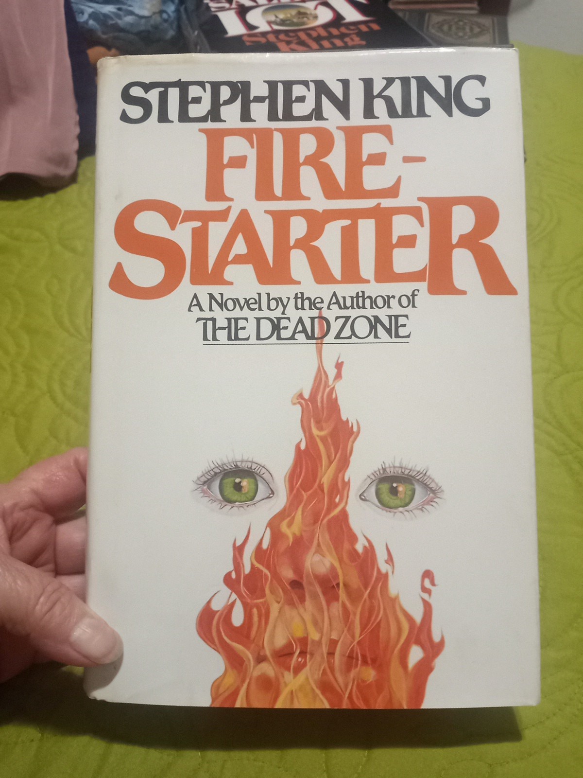 Firestarter Stephen King First Edition HCDJ~ 1980 Viking Press