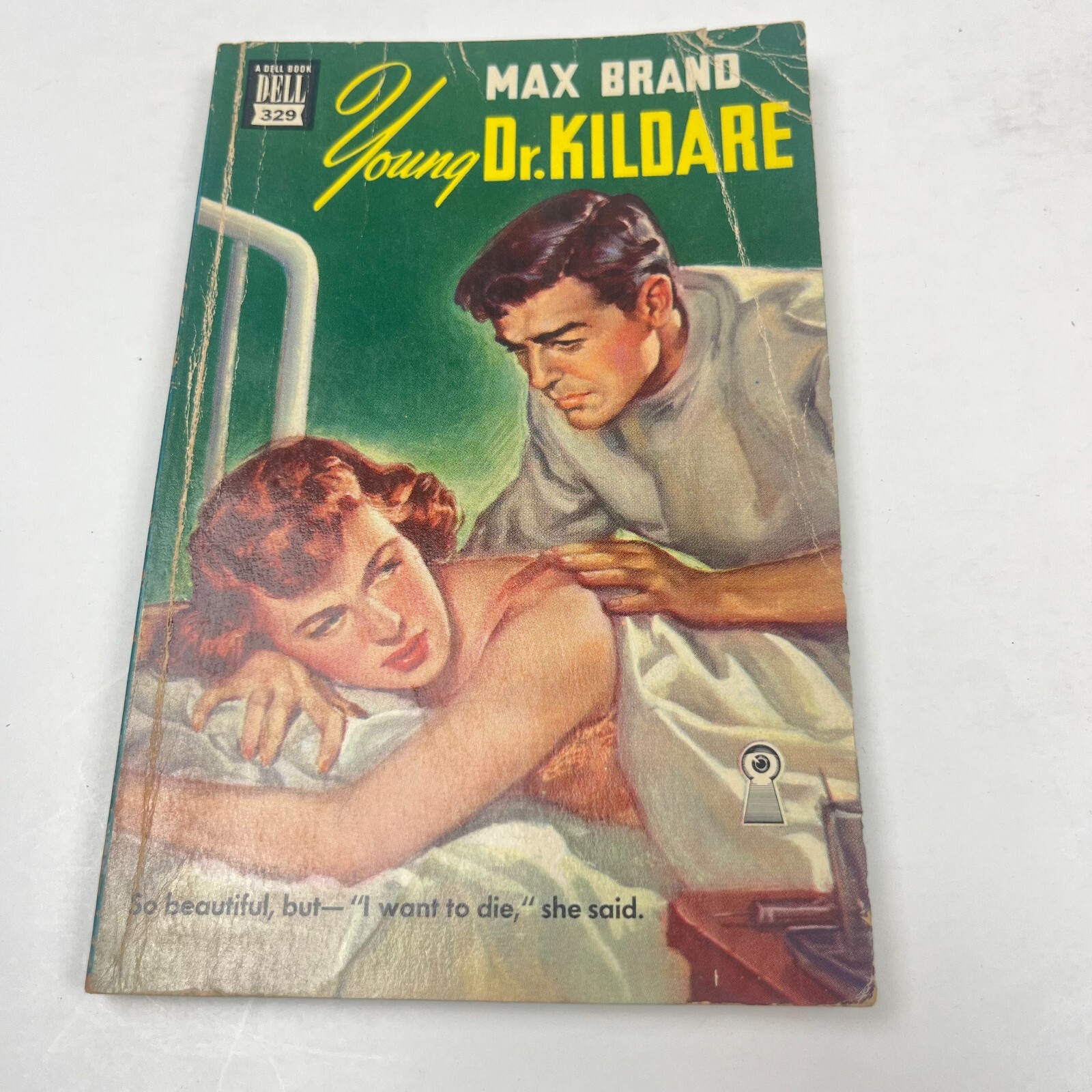 Map Back #329: Young Dr. Kildare 1st PB 1941 Max Brand, DELL Pulp Romance GGA