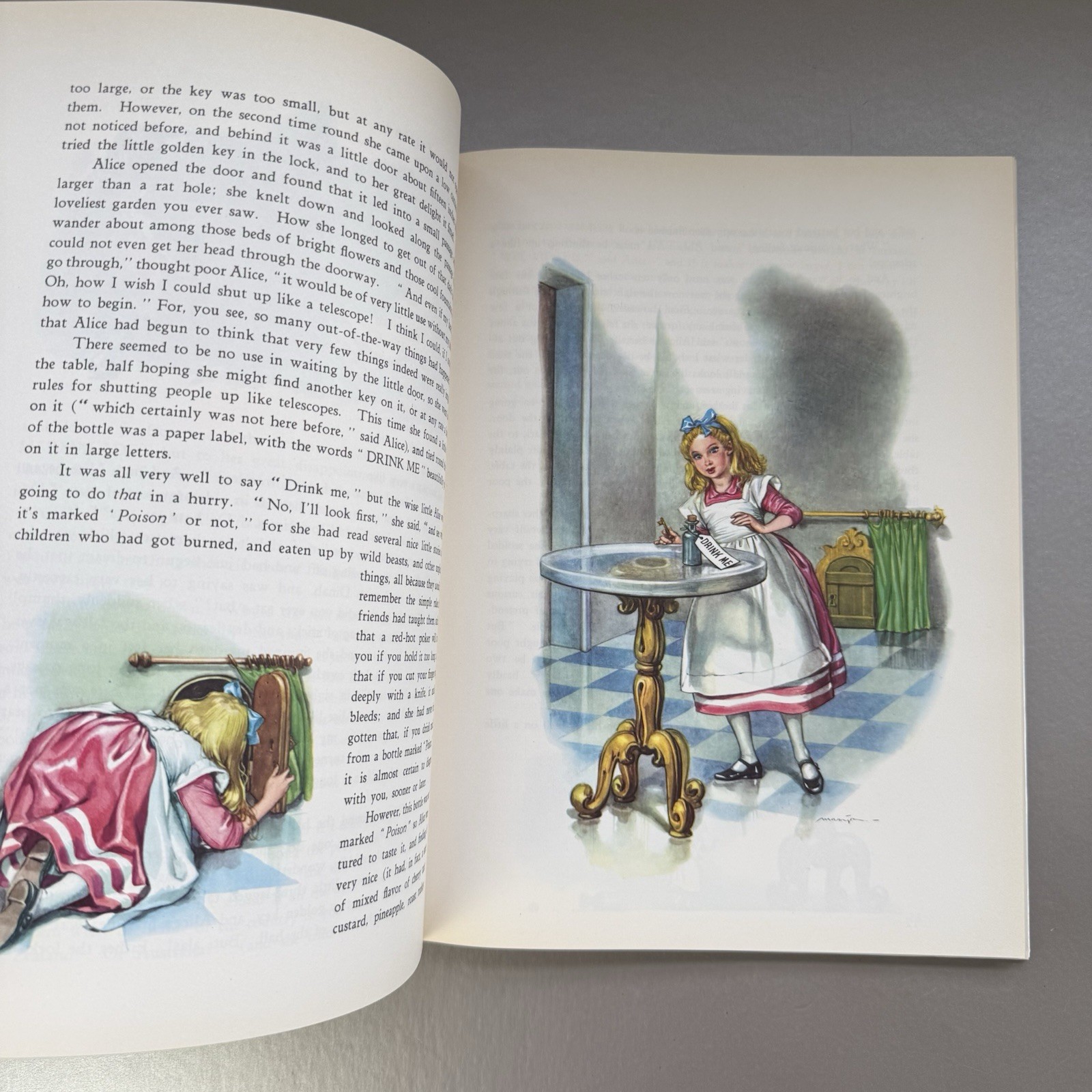 ALICE IN WONDERLAND — LEWIS CARROLL — ILLUST MARAJA-1986 grosset & dunlap hbk