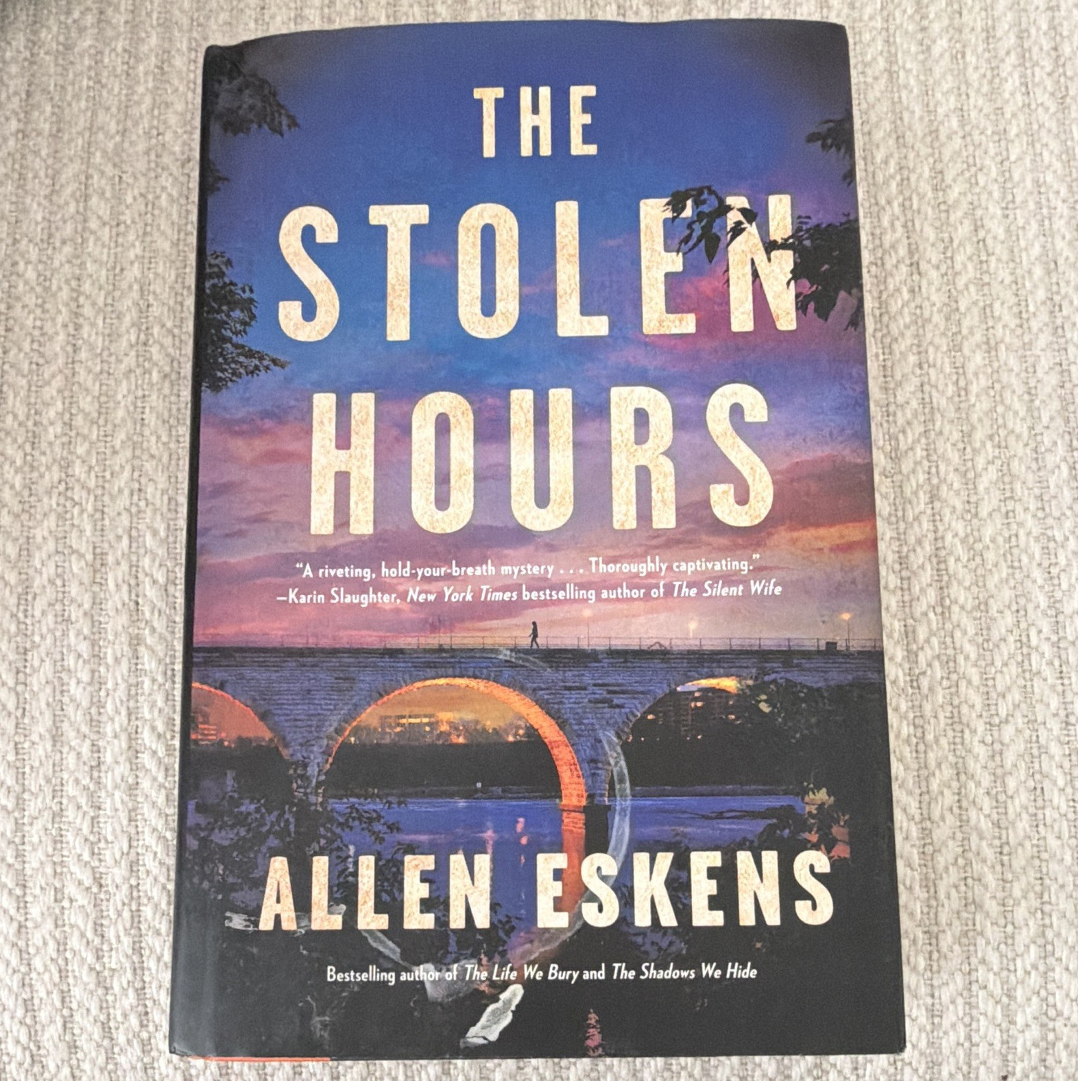 The Stolen Hours by Allen Eskens, HARDCOVER, English Mystery Fiction (YA)