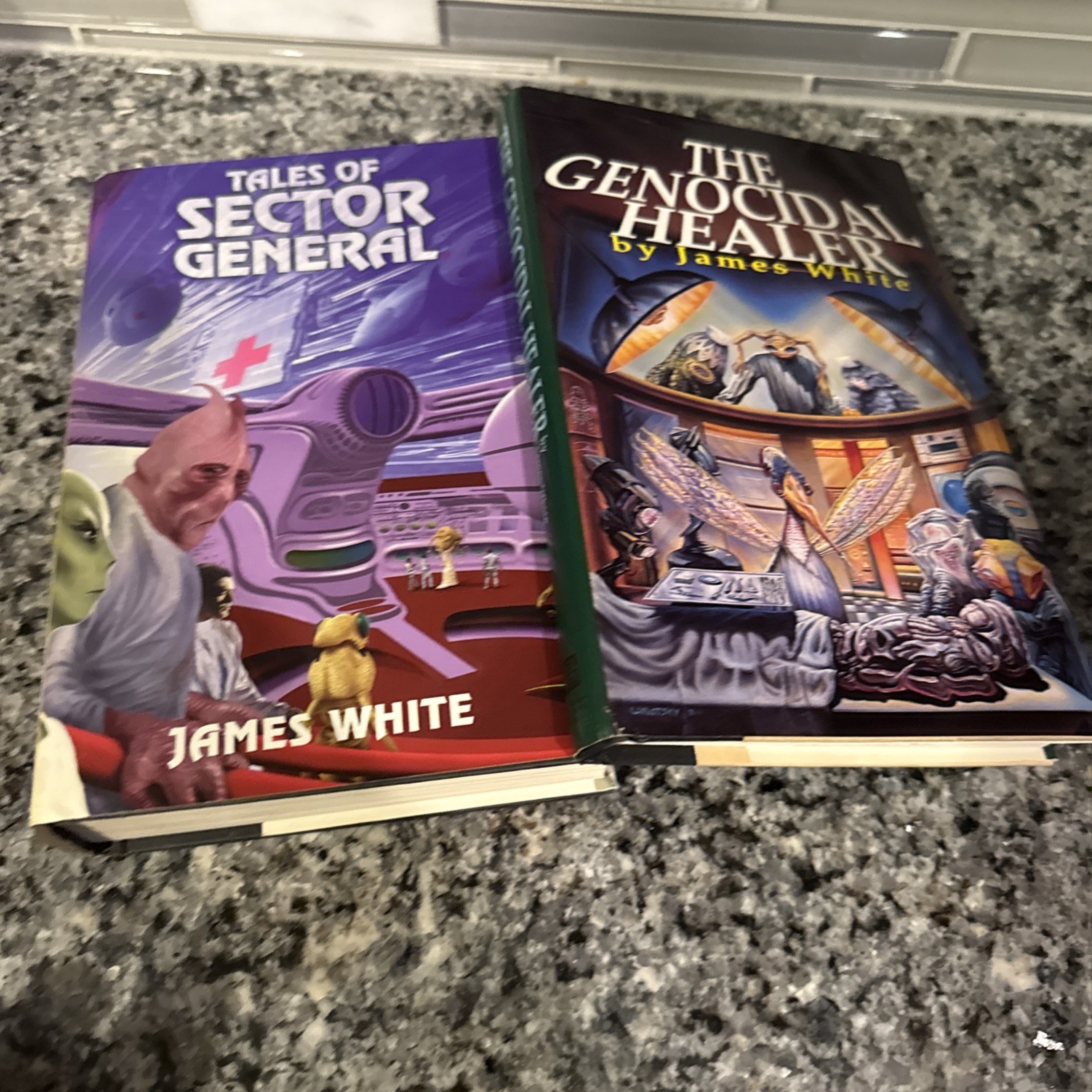 James White 1st Ed HCDJ Lot – Tales of Sector General + Genocidal Healer Sci-Fi