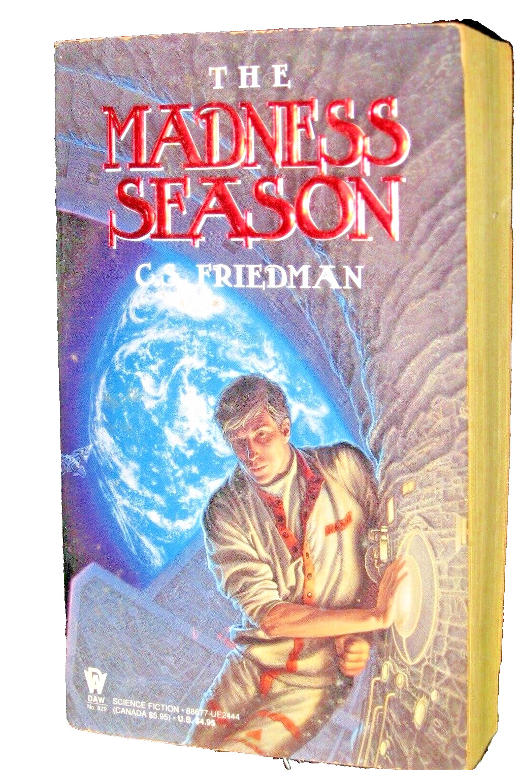 CS Friedman The Madness Season Michael Whelan Cvr Art 1990 DAW 829 1st P VTG SF