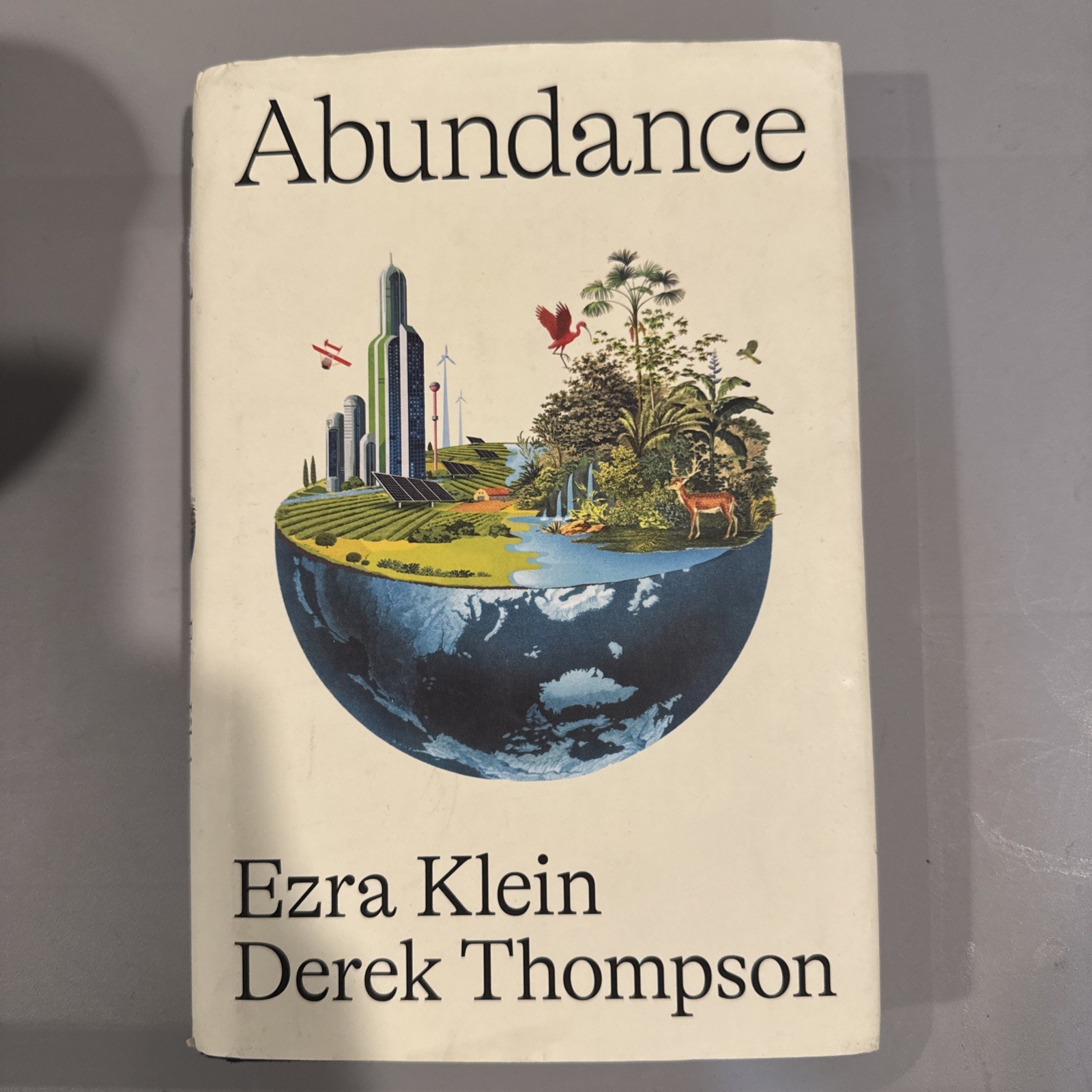 Abundance Ezra Klein Derek Thompson 1st Edition First Printing Hardcover 2025