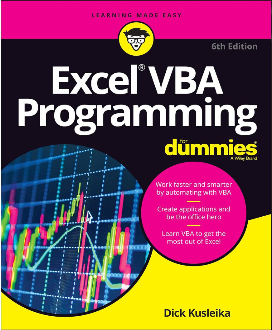Excel VBA Programming For Dummies (For Dummies (Computer/Tech)) — LIKE NEW