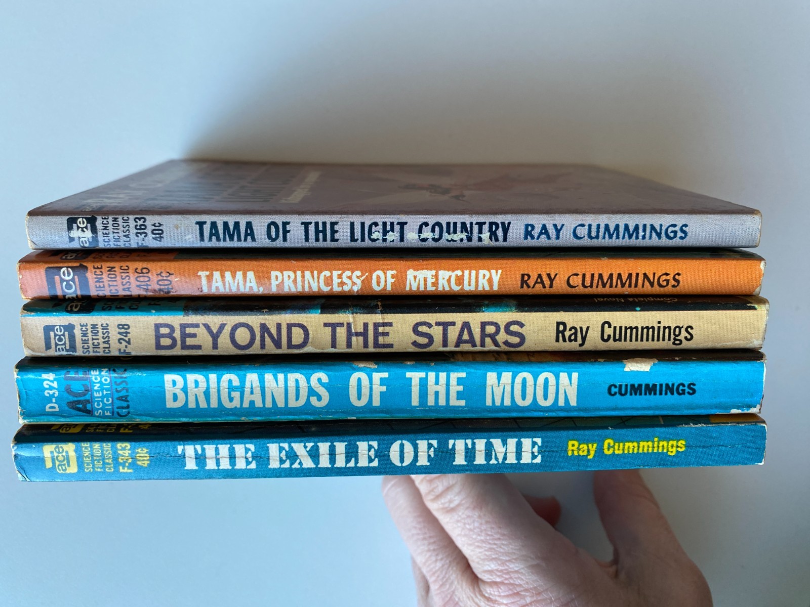 RAY CUMMINGS ACE LOT 5~Tama Light Mercury~BRIGANDS MOON~BEYOND STARS~EXILE TIME~