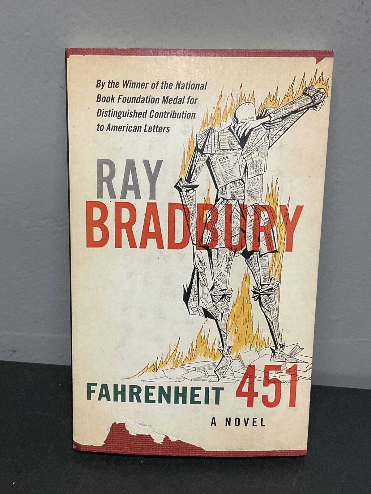 Fahrenheit 451 by Ray Bradbury Del Rey Ballantine Books Paperback Dystopian