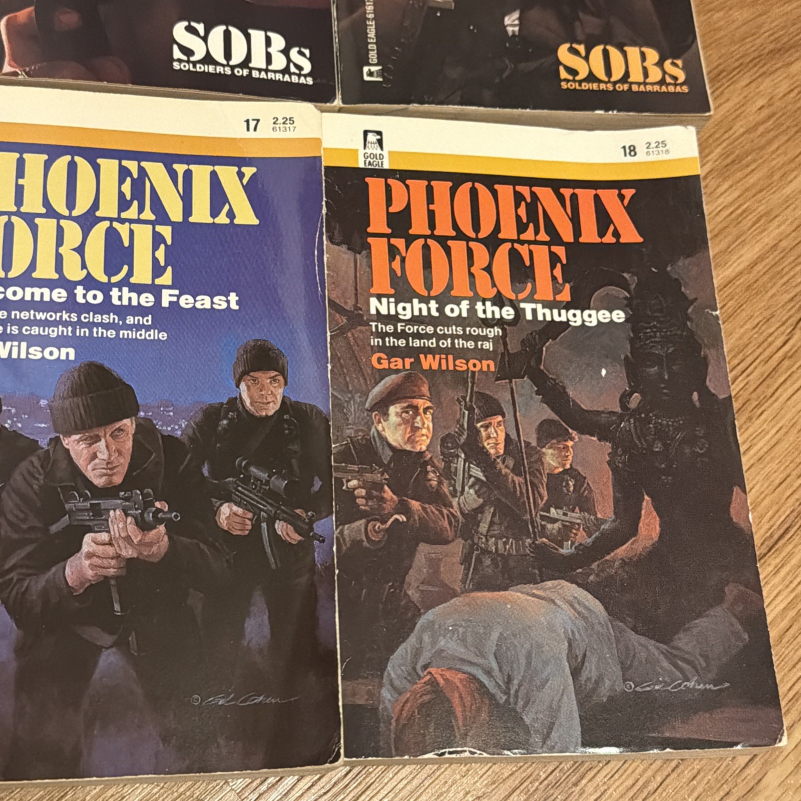 Miscellaneous lot Of SOBs Soldiers Of Barrabas Phoenix Force The Black Berets
