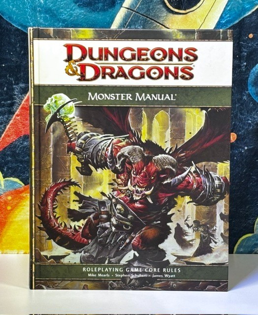 Dungeons & Dragons 4e Monster Manual Roleplaying Game Core Rule